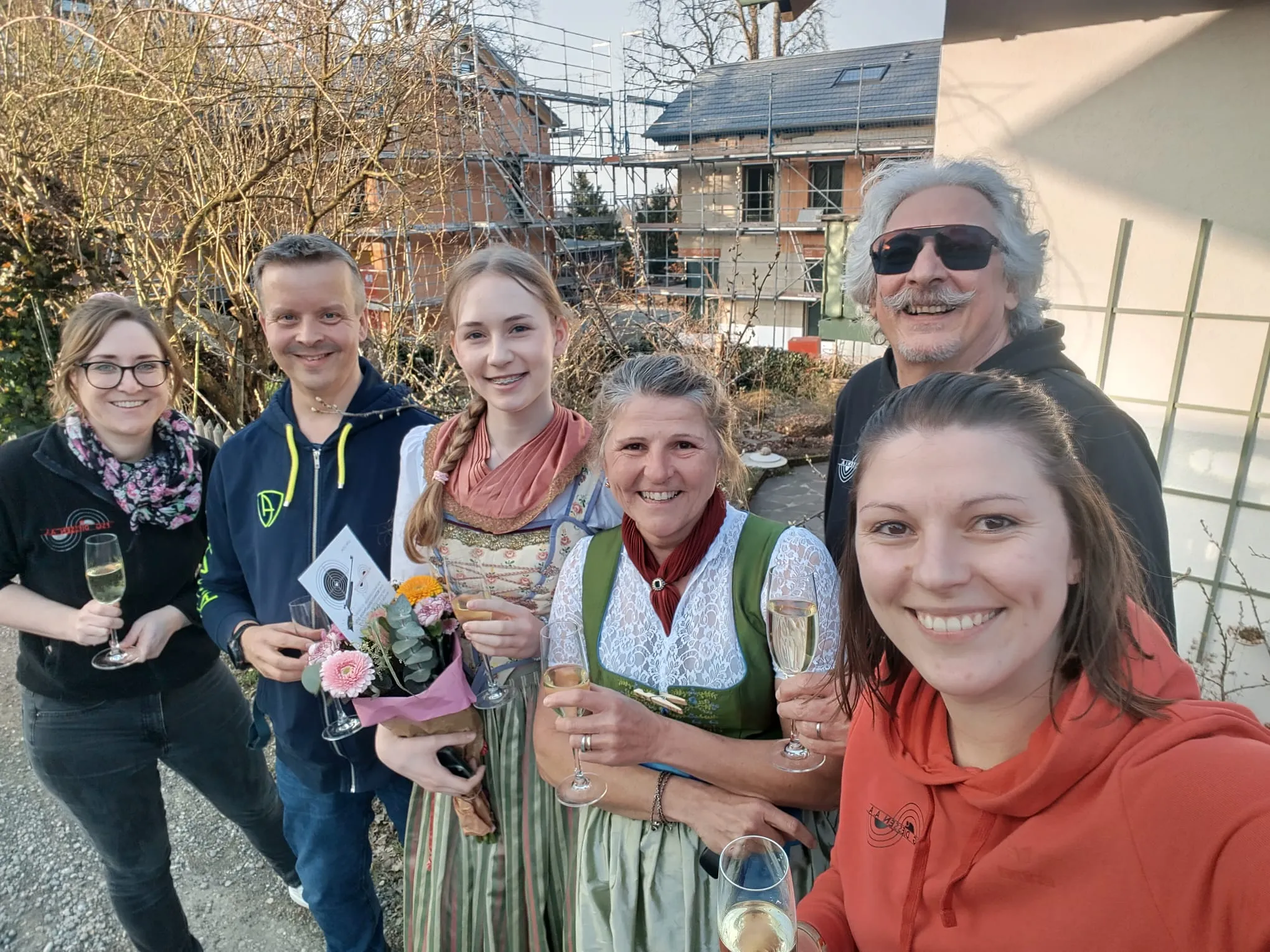 v.l.n.r.: Sabine Knoller, Markus Knedlik, Gesa Pielke, Lisi Stainer, Jakl Stainer, Eva Ludmann